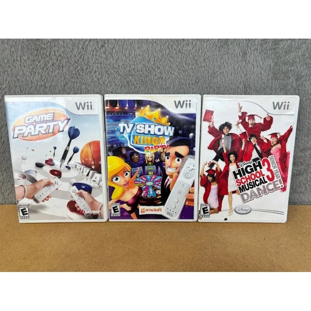 Nintendo Wii Party Game Bundle Game Party TV‎ Show King High School Musical 3